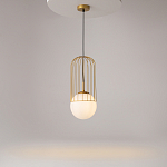Подвесной светильник Cage Ball Pendant варинант исполнения - 2 | Loft Concept в Барнауле