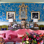 Обои ручная роспись Houghton Canton Blue варинант исполнения - 5 | Loft Concept в Барнауле