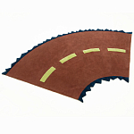 Дизайнерский ковер с изображением дороги Poltronova Autostrada Rug варинант исполнения - 3 | Loft Concept в Барнауле