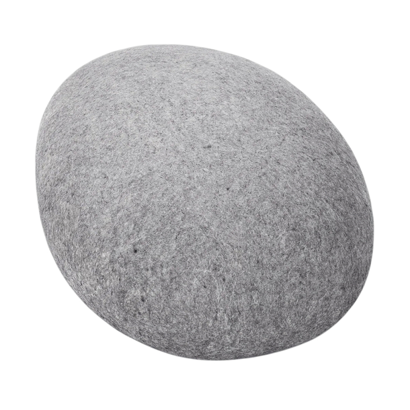 Пуф - Камень SOLID Серый Белый Светло-серый в Барнауле | Loft Concept 