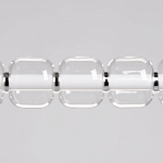 Люстра линейная с 6-ю прозрачными стеклянными плафонами округлой формы HANDLE GRAPE варинант исполнения - 4 | Loft Concept в Барнауле