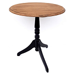 Стол кофейный круглый из массива березы в стиле прованс Vintage варинант исполнения - 2 | Loft Concept в Барнауле