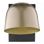 Бра с наклонным плафоном в сочетании золотистого и чёрного цвета Sconce with Sloping Shade варинант исполнения - 1 | Loft Concept в Барнауле