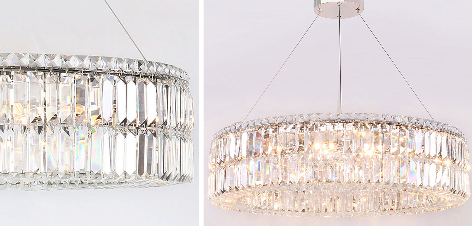 Люстра Darleen Crystal Nickel Chandelier 17 Люстра Darleen Crystal Nickel Chandelier 17 - Loft-Concept в Барнауле