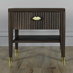 Прикроватная тумбочка с ящиком Elsa Dreams Walnut варинант исполнения - 5 | Loft Concept в Барнауле