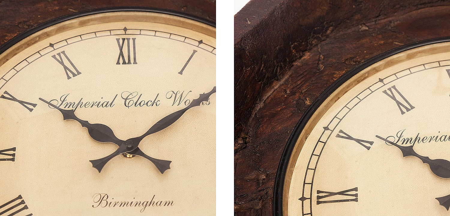 Часы Antique Indian Mango Tree Clock Часы Antique Indian Mango Tree Clock - Loft-Concept в Барнауле