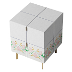 Тумба  Short Lemon Power White варинант исполнения - 2 | Loft Concept в Барнауле