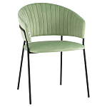 Стул в велюре фисташкового цвета Horizon варинант исполнения - 1 | Loft Concept в Барнауле