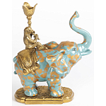 Фарфоровый подсвечник Слон с эмоцией Fluens варинант исполнения - 2 | Loft Concept в Барнауле