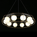 Люстра подвесная круглая с белыми плафонами Martin варинант исполнения - 1 | Loft Concept в Барнауле