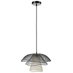 Подвесной светильник Black Grey Mesh Lampshade Hanging Lamp варинант исполнения - 2 | Loft Concept в Барнауле