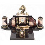 Настольный письменный набор из яшмы с декором в виде орла Manager Organizer варинант исполнения - 1 | Loft Concept в Барнауле