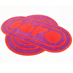 Дизайнерский ковер розовый Poltronova Sofo Rosancio Rug варинант исполнения - 2 | Loft Concept в Барнауле