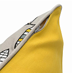 Чехол на подушку с рисунком и вышивкой Aurora Allure Sprout варинант исполнения - 4 | Loft Concept в Барнауле