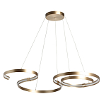 Люстра подвесная светодиодная в виде волнообразной ленты Ribbon Vortex варинант исполнения - 15 | Loft Concept в Барнауле