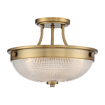 Потолочный светильник со стеклянным плафоном в виде купола Quoizel варинант исполнения - 11 | Loft Concept в Барнауле