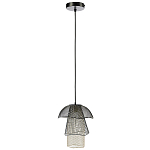 Подвесной светильник Black Grey Mesh Tube Lampshade Hanging Lamp варинант исполнения - 2 | Loft Concept в Барнауле