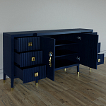 Большой Комод-буфет Elsa Dreams Blue с ящиками варинант исполнения - 6 | Loft Concept в Барнауле