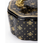 Шкатулка черного цвета с крышкой с фигуркой льва Eden Garden варинант исполнения - 3 | Loft Concept в Барнауле