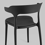 Черный стул из прочного PP-пластика JORIS варинант исполнения - 5 | Loft Concept в Барнауле