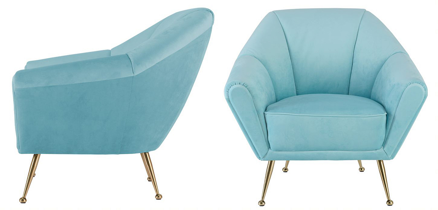 Кресло Brunner Chair light blue Кресло Brunner Chair light blue - Loft-Concept в Барнауле