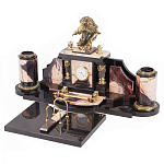 Настольный письменный набор из яшмы с декором в виде орла Manager Organizer варинант исполнения - 2 | Loft Concept в Барнауле