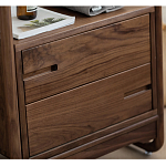 Вешалка деревянная с 2- мя ящиками Moon Walnut Furniture варинант исполнения - 8 | Loft Concept в Барнауле