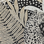 Мебельная ткань Шенилл коричневый принт 280 см T2-146 варинант исполнения - 2 | Loft Concept в Барнауле