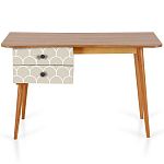 Письменный стол с принтом на ящиках Elise Desk варинант исполнения - 4 | Loft Concept в Барнауле