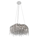 Люстра круглая подвесная с металлическими дугами и длинными цепочками 80 см Atlantis Chain варинант исполнения - 4 | Loft Concept в Барнауле