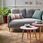 Кашпо из металла Elevated Planters красное варинант исполнения - 3 | Loft Concept в Барнауле