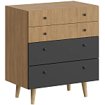 Комод с принтом на ящиках Elise Chest of Drawers варинант исполнения - 10 | Loft Concept в Барнауле