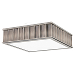 Потолочный светильник квадратный с гофрированным абажуром цвета графит Millennium варинант исполнения - 2 | Loft Concept в Барнауле