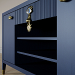 Комод-буфет Elsa Dreams Blue с открытыми полками   варинант исполнения - 7 | Loft Concept в Барнауле