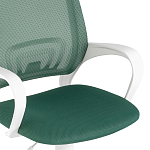 Офисное кресло с основанием из белого пластика Desk chairs Green варинант исполнения - 6 | Loft Concept в Барнауле