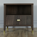 Прикроватная тумбочка с полкой Elsa Dreams Walnut  варинант исполнения - 5 | Loft Concept в Барнауле