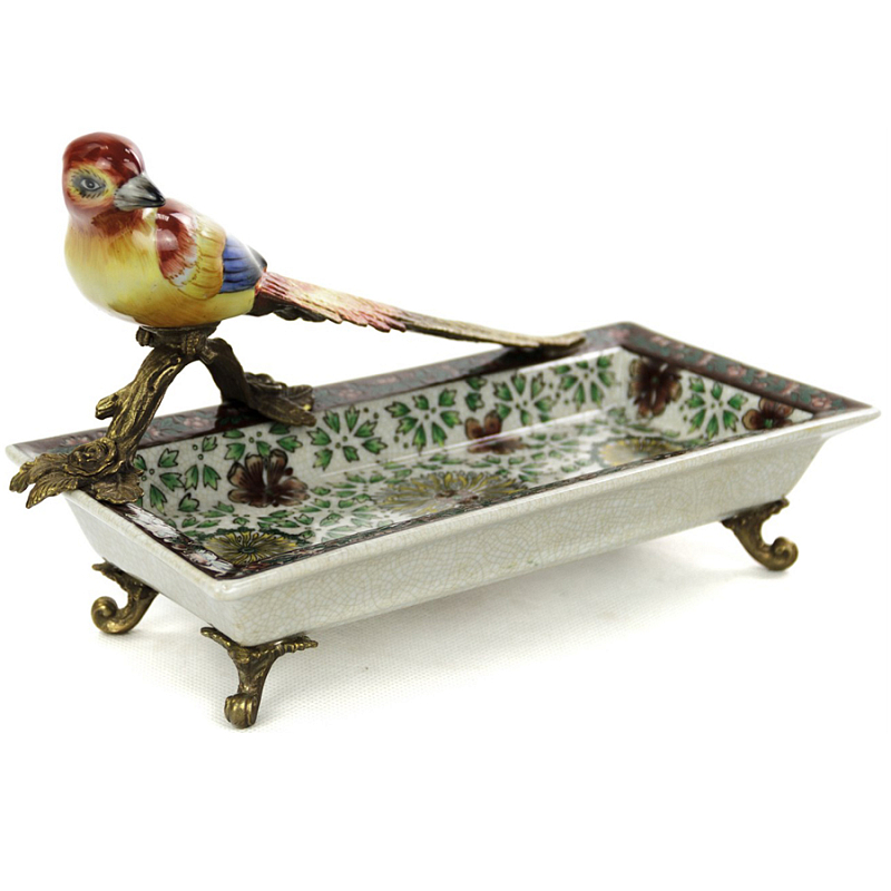 Блюдо Red Yellow Bird Мульти Бронза Блюдо Red Yellow Bird Мульти Бронза в Барнауле | Loft Concept