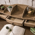 Стол-бюро из массива дерева Margery Provence Desk варинант исполнения - 8 | Loft Concept в Барнауле