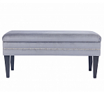 Мягкая банкетка с зоной для хранения Casket Grey варинант исполнения - 1 | Loft Concept в Барнауле