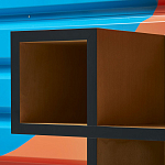 Дизайнерская скамейка  Canton  Beech and Black Bench варинант исполнения - 8 | Loft Concept в Барнауле