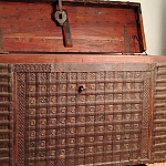 Большой Этнический сундук с металлическим декором  варинант исполнения - 1 | Loft Concept в Барнауле