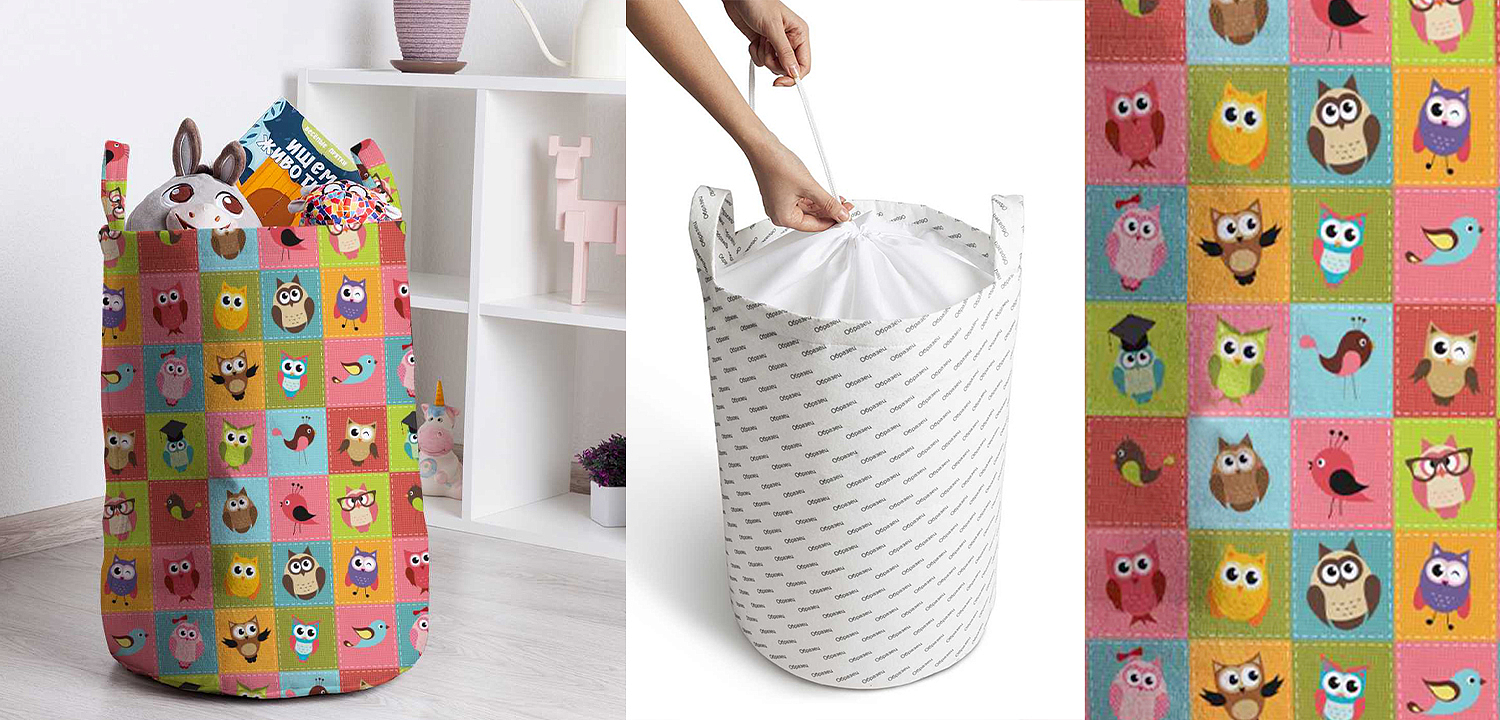 Корзина Birds Puzzle Basket Корзина Birds Puzzle Basket - Loft-Concept в Барнауле