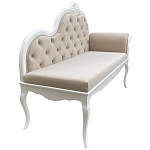 Рекомье со спинкой в стиле прованс Montmartre Provence Ottoman варинант исполнения - 4 | Loft Concept в Барнауле