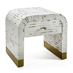 Тумбочка прикроватная Amo Bone Inlay Bedside Almond варинант исполнения - 4 | Loft Concept в Барнауле