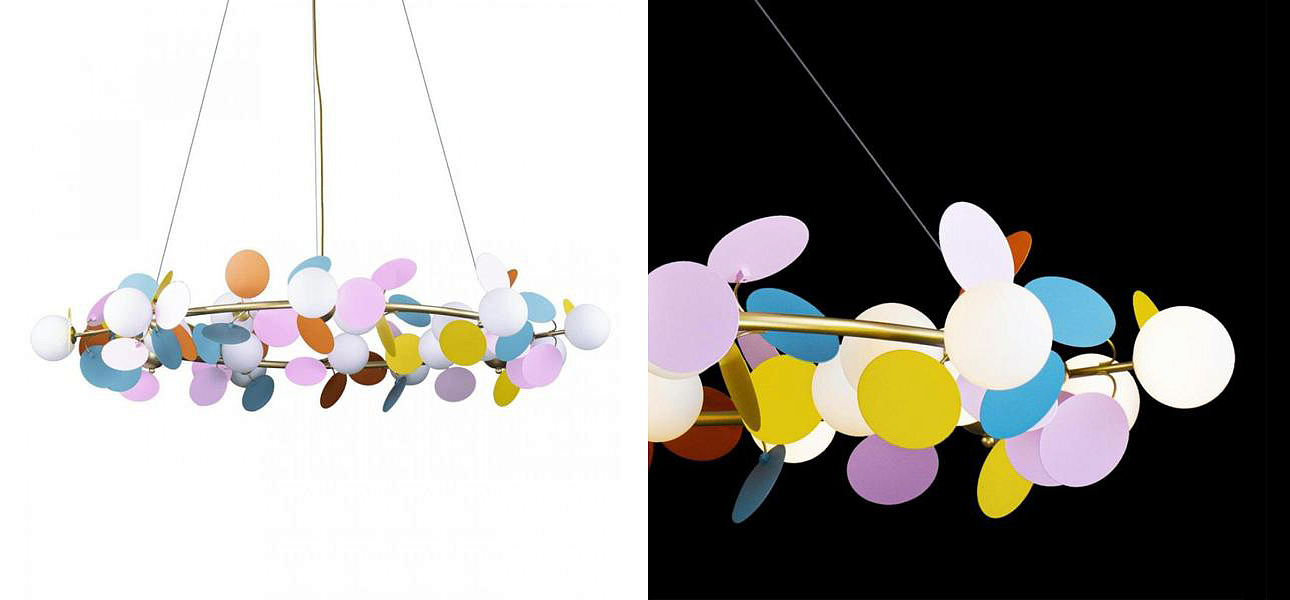 Люстра MATISSE Chandelier circle multicolor диаметр 130 Люстра MATISSE Chandelier circle multicolor диаметр 130 - Loft-Concept в Барнауле