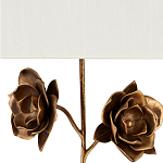 Бра с  каркасом в виде цветков розы и тканевым абажуром Flowers and Fox Roses варинант исполнения - 2 | Loft Concept в Барнауле