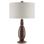 Настольная лампа из мрамора с тканевым абажуром Seductress варинант исполнения - 3 | Loft Concept в Барнауле