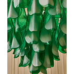 Люстра из стеклянных зеленых лепестков Petalled Illuminator варинант исполнения - 6 | Loft Concept в Барнауле