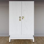 Платяной шкаф Elsa Dreams White с 2-мя фасадами варинант исполнения - 5 | Loft Concept в Барнауле