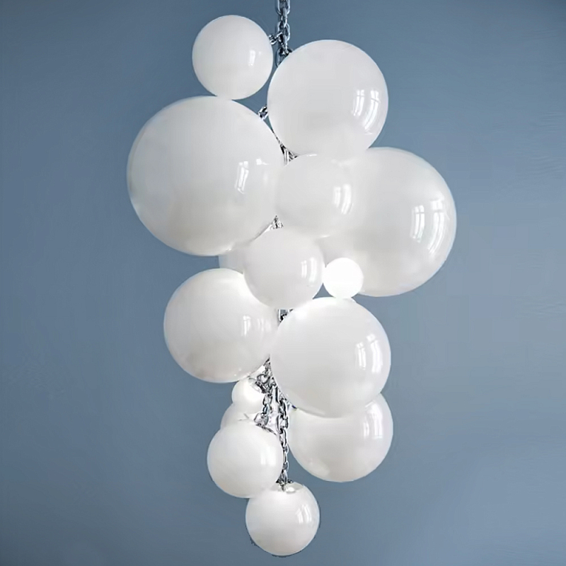 Люстра Grape Balls Белое стекло Белый Люстра Grape Balls Белое стекло Белый в Барнауле | Loft Concept